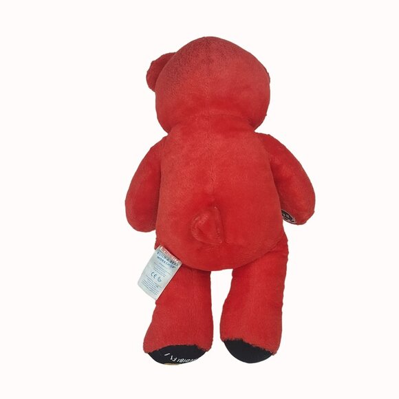 Disney Build-A-Bear Workshop The Incredibles 2 Plush Red Teddy Bear 17" 2018 - Picture 4 of 6